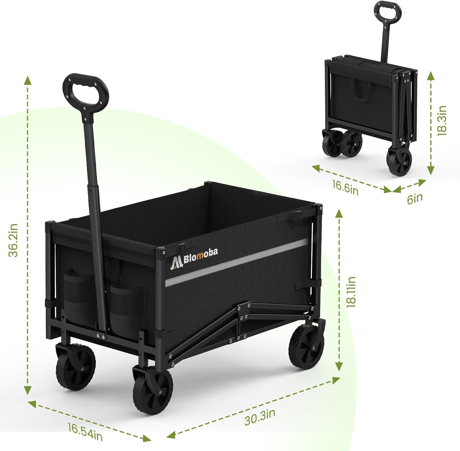 Blomoba Folding Wagon Cart photo 2